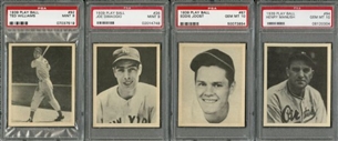 1939 Play Ball #1 All-Time Finest PSA Graded Complete Set of 161 Cards - A PSA Registry HOF Set!